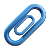 captivating unforgettable Paperclip with a looped shape. Crisp edges, flat color, with Scalable Design. png