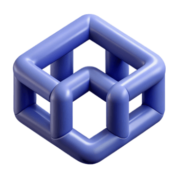 exceptionell overkligt geometrisk symbol av förbindelse. förregling rutor. platt Färg. rena rader. minimal med skalbar design. studio kvalitet png