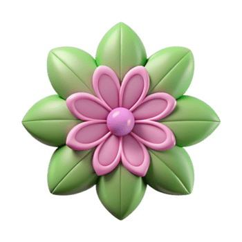 hipnótico raro simétrico floral Projeto com limpar \ limpo linhas. plano cor, mínimo projeto, com escalável Projeto. png