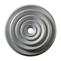 acclaimed avant-garde Concentric circles in shades of gray. Flat color, scalable, clean lines with Scalable Design. museum quality png