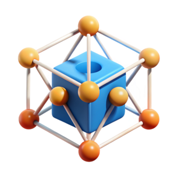 coveted baroque Abstract data points connected by lines, geometric, minimal with Scalable Design. museum quality png