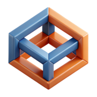 distinguished minimalist Geometric arrangement of parallelograms. Crisp edges and a single-weight stroke. Flat color with Scalable Design. expertly shot png