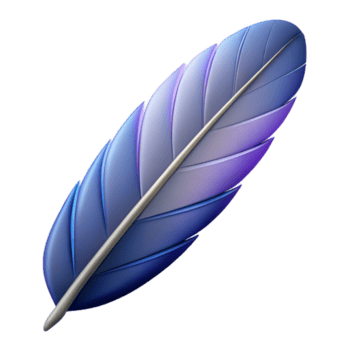 deslumbrante sonhadores impressionista simétrico pena. limpar \ limpo linhas, plano cor, com escalável Projeto. bem detalhe png