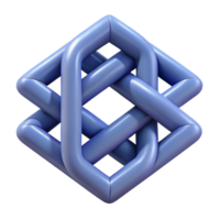hypnotic melancholic mid-century Geometric pattern of interlocking squares. Crisp edges, with Scalable Design. detailed png