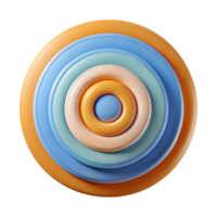 ethereal magnificent Abstract pattern of concentric circles. Flat color, single-weight stroke with Scalable Design. genuine png