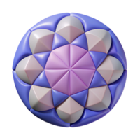 sumptuous organic Geometric, flat color circle pattern. Symmetrical design, with Scalable Design. genuine png