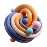 impressive urban Abstract composition of curved lines and circles. Clean lines, flat color, with Scalable Design. museum quality png