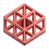 elegant impressionist Geometric pattern of hexagons. Symmetrical, flat color, crisp edges with Scalable Design. sharp png