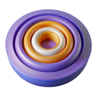 ethereal picturesque Minimal concentric circles, scalable, sharp edges with Scalable Design. fine detail png