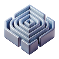 vibrant memorable Abstract composition of clean, sharp lines forming a maze. Minimal, with Scalable Design. png