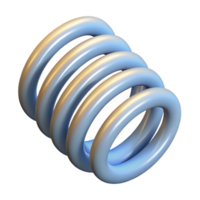 sumptuous baroque Technical illustration of a spring. Scalable, minimal, single-weight stroke with Scalable Design. professional png