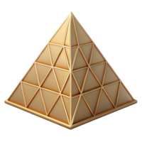 impressive rare Geometric outline of a pyramid. Clean lines, minimal design, with Scalable Design. png