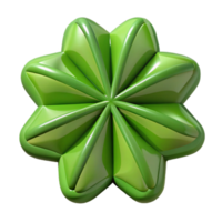 acclaimed artistic Symmetrical outline of a four-leaf clover. Geometric design, flat color, with Scalable Design. precision png