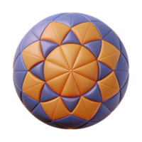 radiant minimalist Geometric, flat color circle pattern. Symmetrical design, with Scalable Design. detailed png