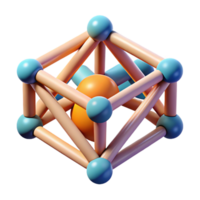 espetacular inigualável abstrato geométrico composição com interseção linhas. escalável, plano cor com escalável Projeto. png