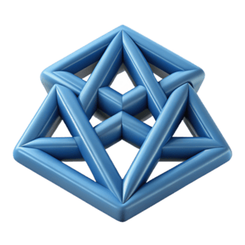 tirar o fôlego icônico geométrico padronizar do intertravamento triângulos. limpar \ limpo linhas, plano cor, fresco arestas com escalável Projeto. png