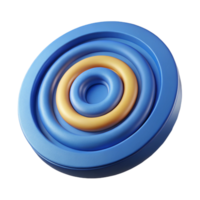 majestic distinguished Rotating concentric circles, minimal design, crisp edges with Scalable Design. png