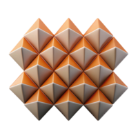 exemplary tropical Abstract pattern of triangles and squares. Geometric, flat color, with Scalable Design. masterfully captured png