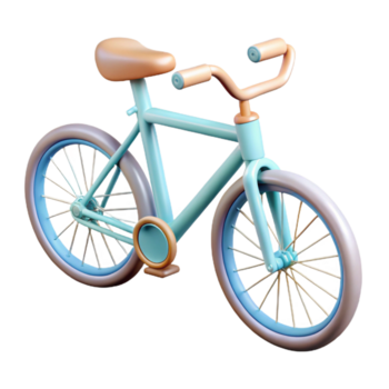 vibrante arte deco limpar \ limpo linhas monoline bicicleta. mínimo projeto, plano cor, com escalável Projeto. autêntico png