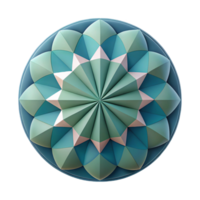 sumptuous dreamy abstract Geometric, flat color circle pattern. Symmetrical design, with Scalable Design. flawless png