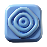 mesmerizing reflective urban Square spiral pattern, single-weight stroke, clean lines with Scalable Design. impeccable png