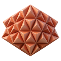 rare vintage Geometric pattern with repeating triangles. Crisp edges. Flat color with Scalable Design. expertly shot png