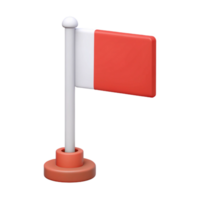 enchanting urban Flag icon. Rectangular flag on a pole. Flat color, minimal with Scalable Design. elite png