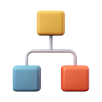 captivating notable Flowchart with three interconnected boxes. Clean lines, flat color, single-weight stroke with Scalable Design. png