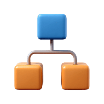 romantico immacolato diagramma di flusso con tre collegato scatole. scalabile, peso singolo ictus, minimo con scalabile design. acuto png