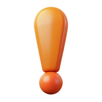 vibrant standout Flat color exclamation mark with a single-weight stroke. Crisp edges, scalable, minimal with Scalable Design. png