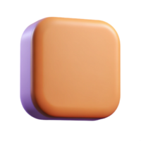 inspired futuristic Geometric square with rounded corners. Single-weight stroke and flat color with Scalable Design. luxury png
