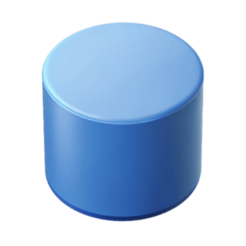 majestoso nórdico plano cilindro, fresco arestas, escalável, plano cor com escalável Projeto. perfeito clareza png