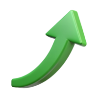 joyful dazzling Minimalist upward arrow, clean lines, flat green with Scalable Design. elite png