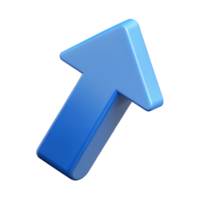 fascinating distinguished Isometric arrow pointing upwards. Minimal, scalable, single-weight stroke with Scalable Design. png