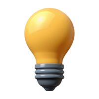 sumptuous mid-century Minimal silhouette of a lightbulb. Clean lines, flat color, with Scalable Design. elite png