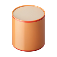 majestic exemplary Geometric monoline cylinder. Clean lines, flat color, minimal with Scalable Design. png