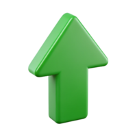 mesmerizing notable Geometric arrow pointing upwards. Crisp edges and flat green color with Scalable Design. png