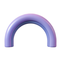 playful splendid Arc pattern, single-weight stroke, minimal, with Scalable Design. 4K png