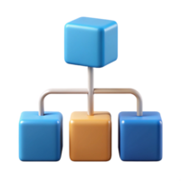 breathtaking harmonious renaissance Flowchart with three connected boxes. Crisp edges, solid colors, with Scalable Design. 4K png