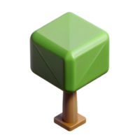 dynamic sumptuous Geometric tree with a rectangular trunk. Crisp edges, minimal design, single-weight stroke with Scalable Design. studio quality png