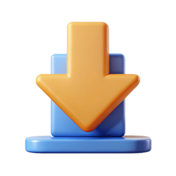 hipnótico negrito rústico uma simétrico baixar seta ícone. peso único AVC, plano cor, geométrico com escalável Projeto. Prêmio png