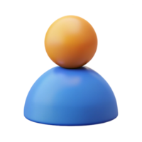 melancholic spectacular User pictogram. Simple shape, flat color, crisp edges. Minimal, with Scalable Design. exclusive png