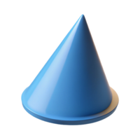 captivating acclaimed Three-dimensional cone, crisp edges, minimal design. Flat color, with Scalable Design. png