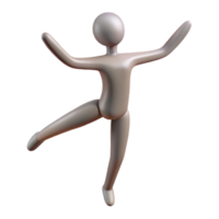 notable impressionist Minimal silhouette of a ballet dancer. Single-weight stroke, with Scalable Design. authentic png