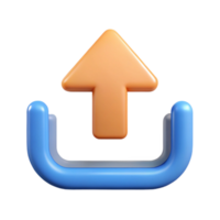 romantic hypnotic Upload arrow pictogram. Single-weight stroke, flat color, clean lines with Scalable Design. premium png