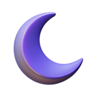 nostalgic impressive Abstract, scalable crescent moon. Clean lines, flat color with Scalable Design. studio quality png