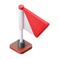 glorious peaceful art deco Flat color isometric flag, crisp edges, red with Scalable Design. gallery standard png