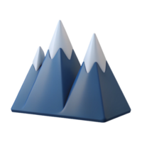 tirar o fôlego notável minimalista montanha alcance silhueta. fresco arestas, plano cor, peso único acidente vascular encefálico com escalável Projeto. png