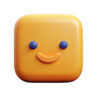calm immaculate A smiling square with rounded corners. Clean lines, flat color. Minimal design with Scalable Design. exclusive png