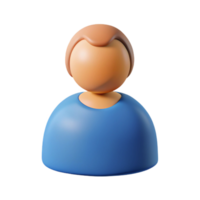 beautiful inspired Person icon representing a user or individual. Symmetrical, flat color, with Scalable Design. png
